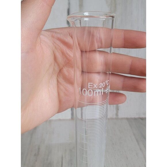 100ml tube glass‎ cylinder science accessory Halloween - Picture 3 of 9